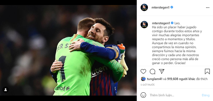 Dàn sao Barca gửi lời chia tay đầy cảm xúc tới Messi - Ảnh 13.