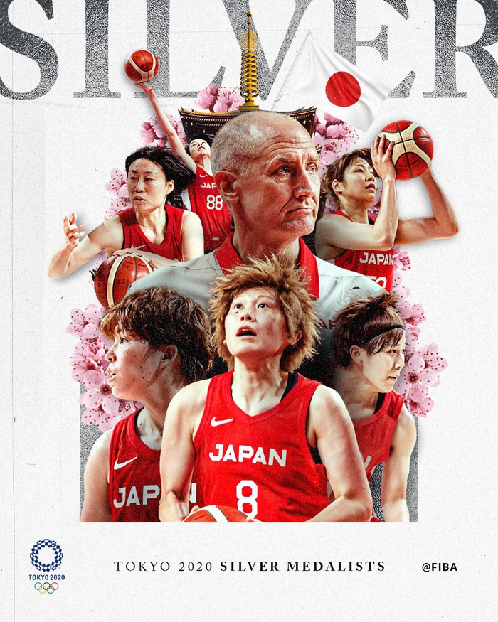 Thất bại trước tuyển Mỹ ở chung kết Olympic Tokyo 2020, bóng rổ nữ Nhật Bản vẫn làm nên kỳ tích - Ảnh 1.