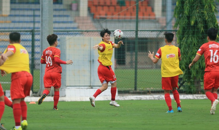 Tuấn Anh trở lại tập luyện cùng tuyển Việt Nam - Ảnh 1.