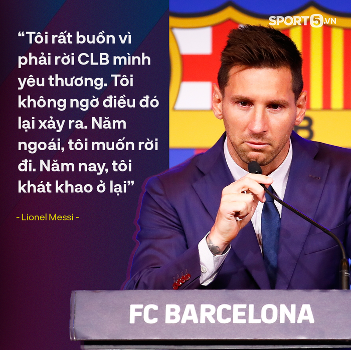 Những câu nói đầy cảm xúc của Lionel Messi trong ngày chia tay Barcelona  - Ảnh 4.