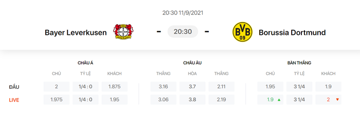 Nhận định, soi kèo, dự đoán Leverkusen vs Dortmund (vòng 4 Bundesliga) - Ảnh 1.