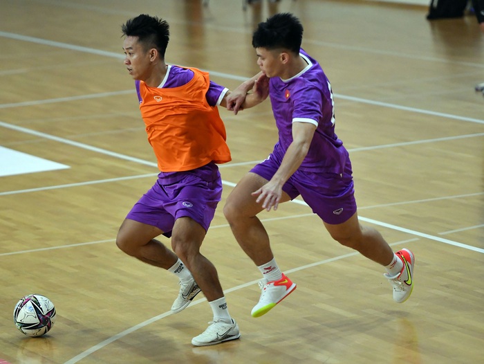 Futsal Việt Nam rèn luyện miếng đánh pha phản công nhanh trước Panama tại World Cup 2021 - Ảnh 4.