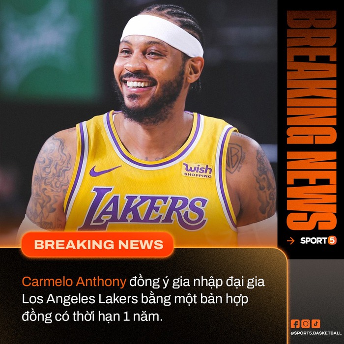 Los Angeles Lakers và New York Knicks, Carmelo Anthony suýt chút nữa đã lựa chọn quê nhà - Ảnh 1.