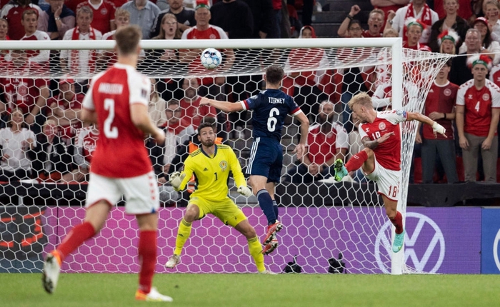 Thành tích ấn tượng của ĐT Đan Mạch tại vòng loại World Cup 2022: ghi 16 bàn sau 4 trận, thủng lưới 0 - Ảnh 1.