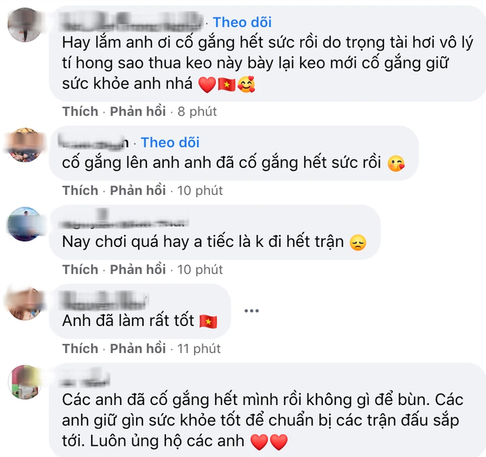 4h sáng, CĐV Việt Nam vẫn thức vào Facebook Duy Mạnh động viên: Anh đã lăn xả hết mình - Ảnh 3.