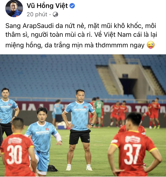 Trở về từ Saudi Arabia, tuyển Việt Nam thích thú với mùa thu Hà Nội - Ảnh 8.