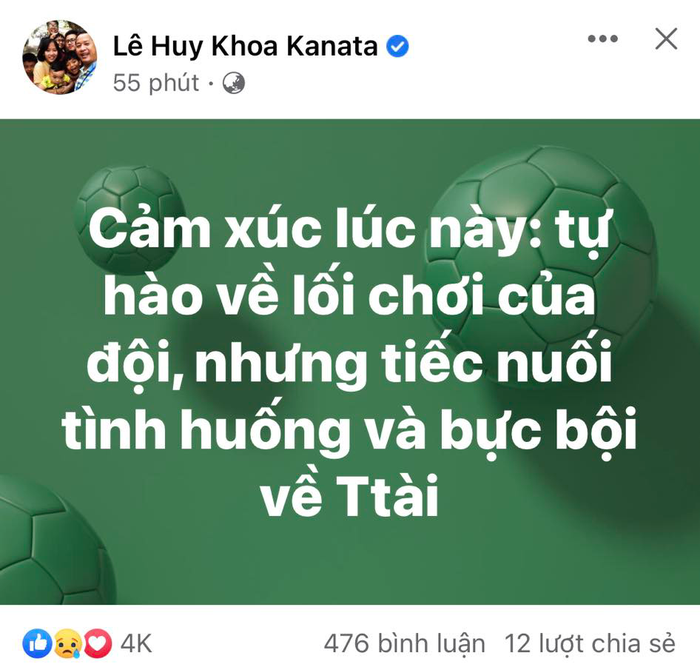 Trợ lý Lê Huy Khoa tự hào về các cầu thủ tuyển Việt Nam và không hài lòng với tổ trọng tài - Ảnh 1.