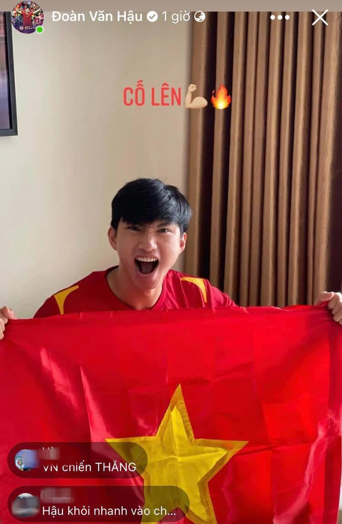 Minh Vương, Duy Mạnh, Đình Trọng hoá thành khán giả đặc biệt trong ngày đội tuyển Việt Nam đấu Australia - Ảnh 3.