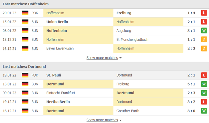 Nhận định, soi kèo, dự đoán Hoffenheim vs Dortmund (vòng 20 Bundesliga) - Ảnh 2.