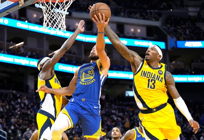 Stephen Curry không cứu nổi Golden State Warriors khỏi trận thua muối mặt trước Indiana Pacers - Ảnh 2.