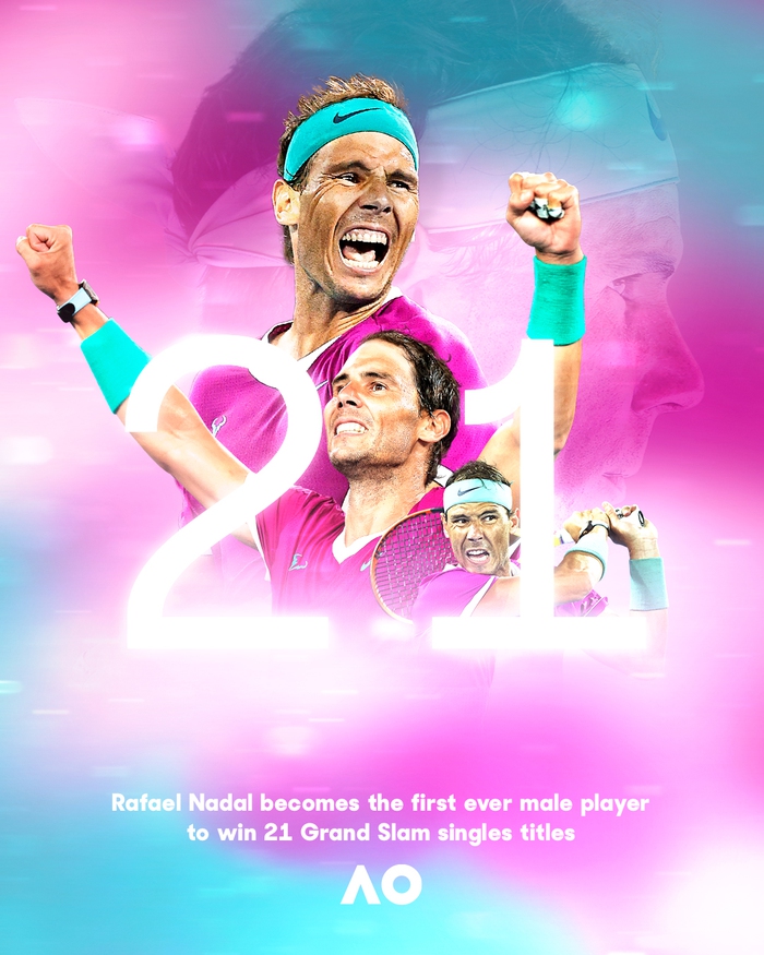 Ngược dòng siêu kịch tính ở chung kết Australian Open, Nadal vượt Federer và Djokovic để cán mốc vĩ đại nhất lịch sử quần vợt nam - Ảnh 18.