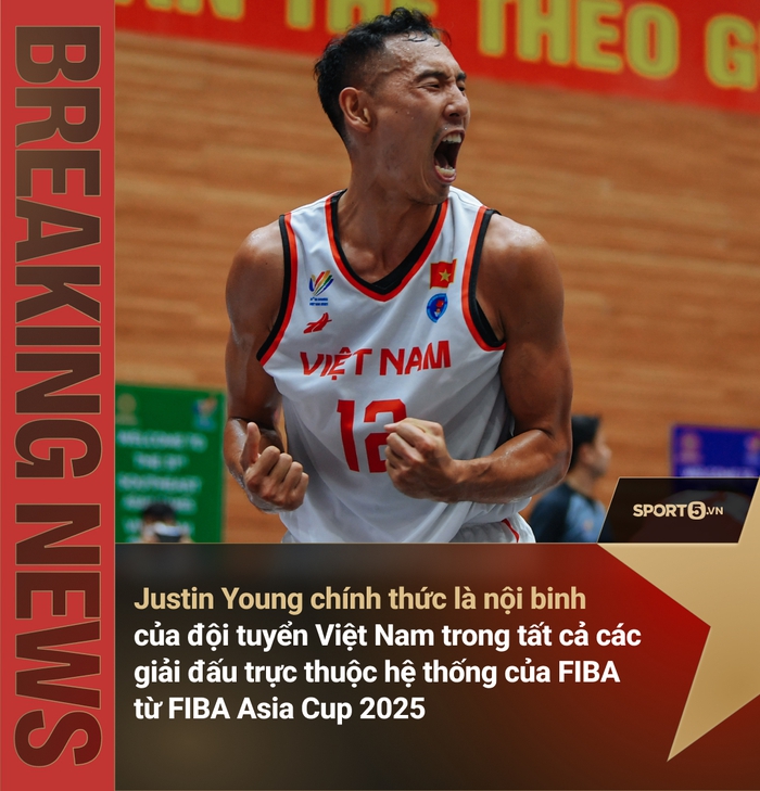 Chính thức: Justin Young sẽ là nội binh của đội tuyển Việt Nam tại các giải đấu FIBA - Ảnh 1.
