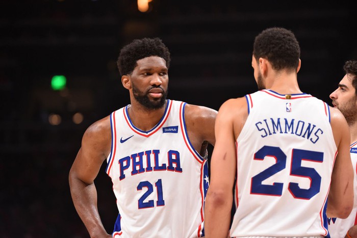 Joel Embiid &quot;vui mừng&quot; khi Ben Simmons rời khỏi Philadelphia 76ers - Ảnh 2.