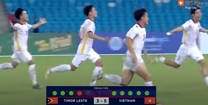 Kết quả U23 Việt Nam 0-0 U23 Timor Leste (pen 5-3): Hiên ngang vào chung kết  - Ảnh 1.