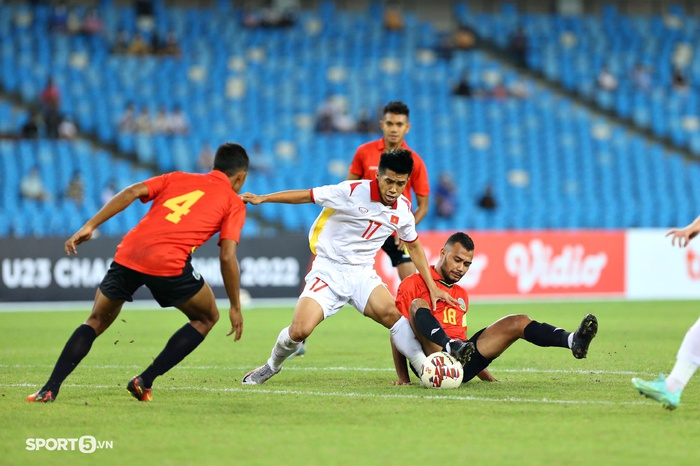 Trực tiếp U23 Việt Nam 0-0 U23 Timor Leste, bán kết U23 Đông Nam Á: Cầm chừng chờ thời cơ - Ảnh 1.