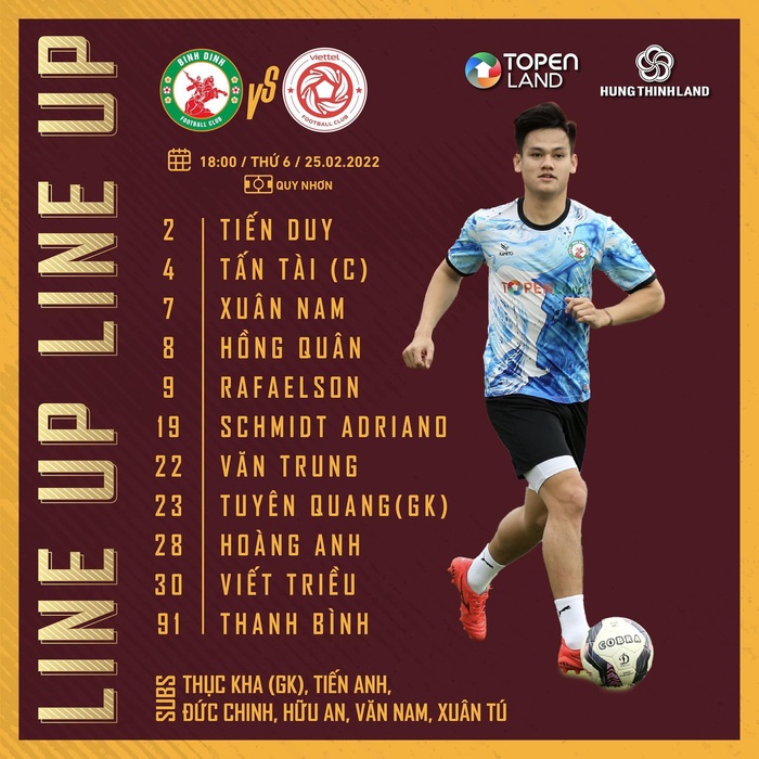 Trực tiếp vòng 1 V.League 2022, Bình Dương 0-0 SLNA: Phan Văn Đức so tài Tiến Linh - Ảnh 2.