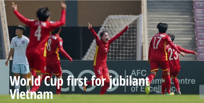 Báo chí quốc tế chúc mừng tuyển nữ Việt Nam giành vé đến World Cup nữ 2023: &quot;Niềm tự hào ASEAN!&quot; - Ảnh 2.