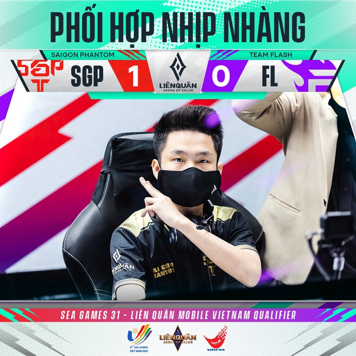 Hủy diệt Team Flash, Saigon Phantom tái đấu V Gaming tại chung kết tổng Vòng tuyển chọn SEA Games 31 - Ảnh 1.