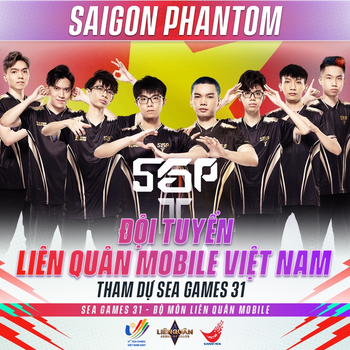 Dàn BLV, MC của LQVN gửi lời chúc mừng tới Saigon Phantom khi giành được vé dự SEA Games 31 - Ảnh 1.
