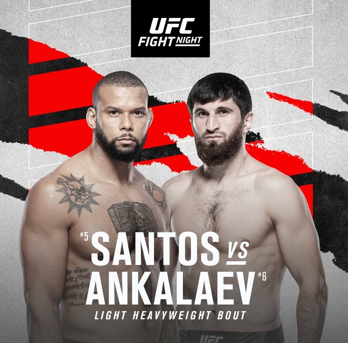 Trực tiếp UFC: Thiago Santos vs Magomed Ankalaev - Ảnh 2.