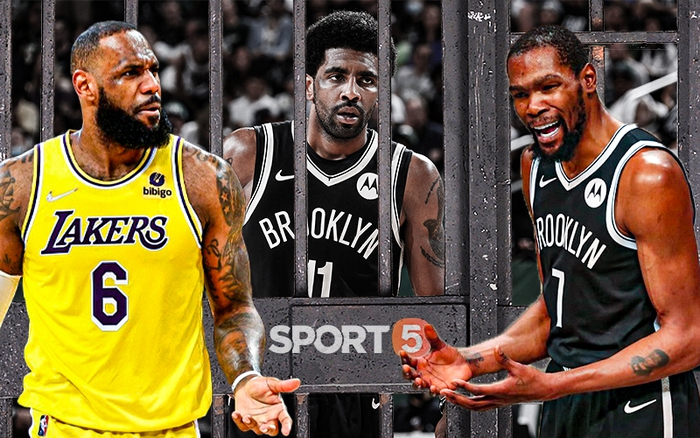 LeBron James và Kevin Durant dẫn đầu làn sóng &quot;Trả tự do cho Kyrie Irving&quot; sau vụ việc mua vé vào sân nhà Brooklyn Nets, không đeo khẩu trang - Ảnh 3.