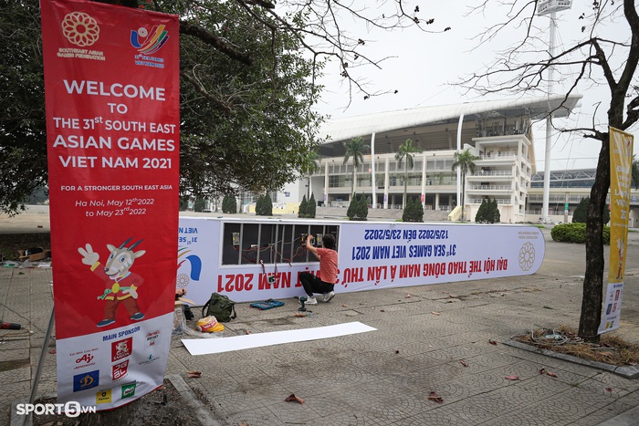 Nhiều nhà thi đấu ở Hà Nội đã sẵn sàng cho SEA Games 31 - Ảnh 1.