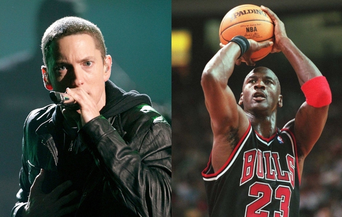 Không chỉ diss rapper, Eminem còn từng “cà khịa” luôn cả Michael Jordan - Ảnh 1.