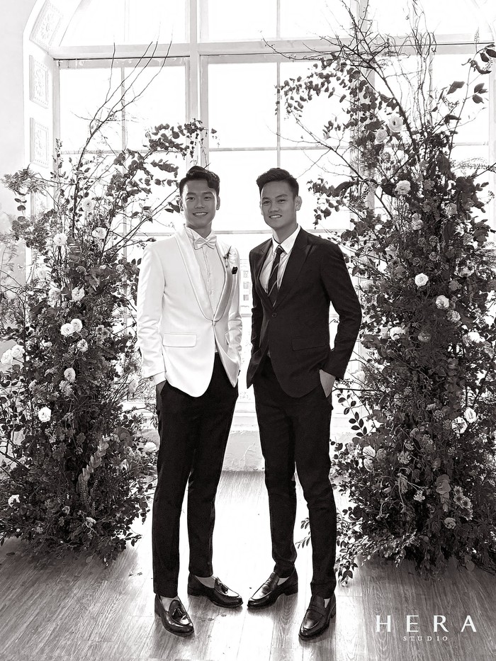 Thành Chung và Tấn Tài rủ nhau đi chụp ảnh cưới cùng ngày cùng nơi - Ảnh 1.