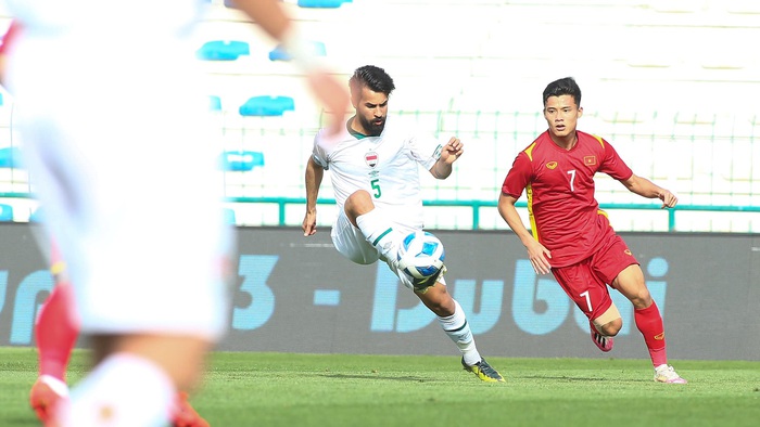 Chùm ảnh: U23 Việt Nam cầm hòa U23 Iraq, khởi đầu đúng chất Park Hang-seo  - Ảnh 4.