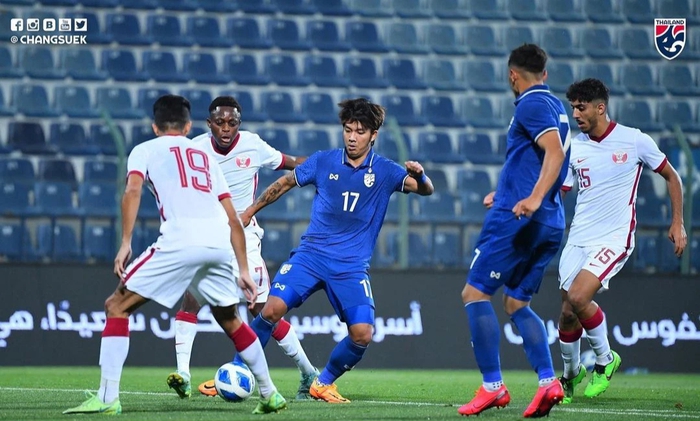 U23 Thái Lan thua nhạt trận ra quân Dubai Cup 2022 - Ảnh 1.