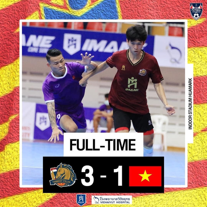 Futsal Việt Nam thất bại trước CLB Thái Lan trong chuyến tập huấn - Ảnh 1.
