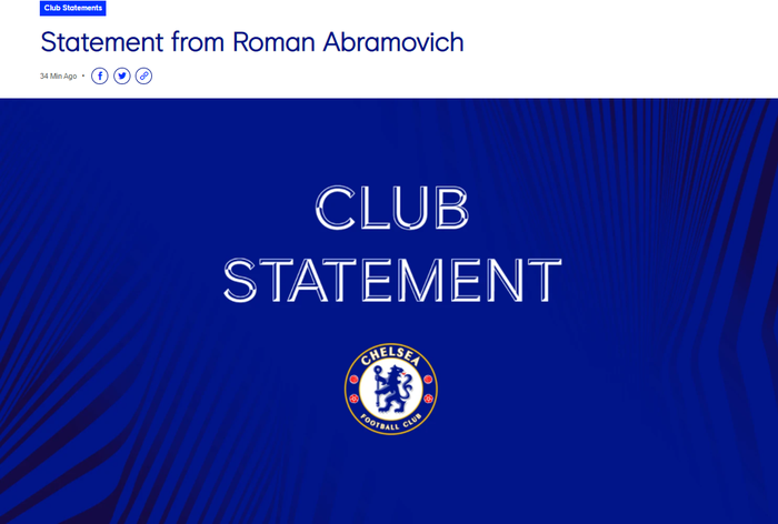 CHÍNH THỨC: Abramovich bán Chelsea, không yêu cầu CLB phải trả nợ - Ảnh 1.