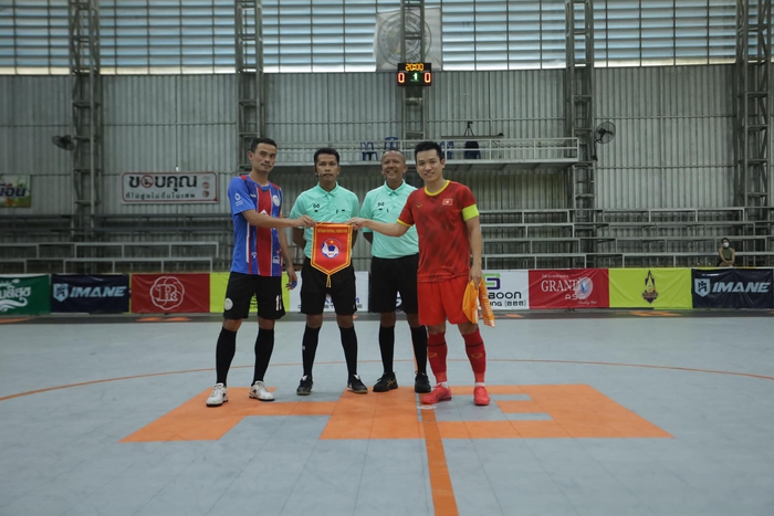 Futsal Việt Nam cầm hòa á quân futsal Thai League 2021, dần hoàn thiện khâu dứt điểm - Ảnh 1.