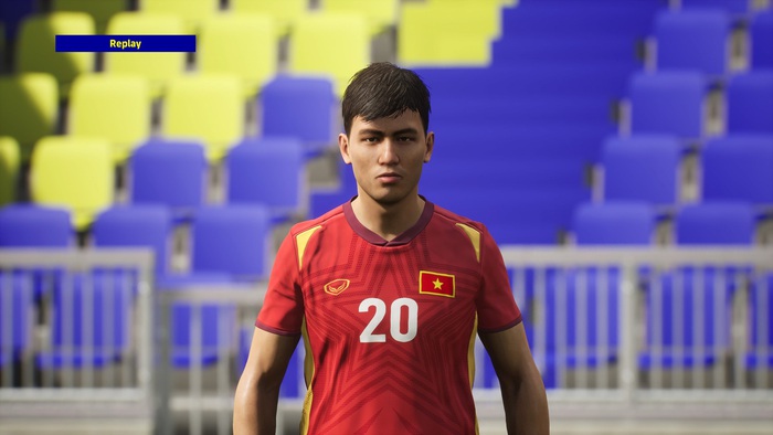 Dàn tuyển thủ Việt Nam được đưa vào eFootball 2022: Ai cũng được &quot;chăm chút&quot; nhan sắc, trừ Quang Hải - Ảnh 7.