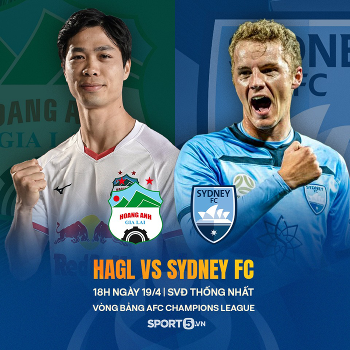 Trực tiếp HAGL vs Sydney FC, 18h ngày 19/4: Tìm kiếm điểm số đầu tiên  - Ảnh 1.