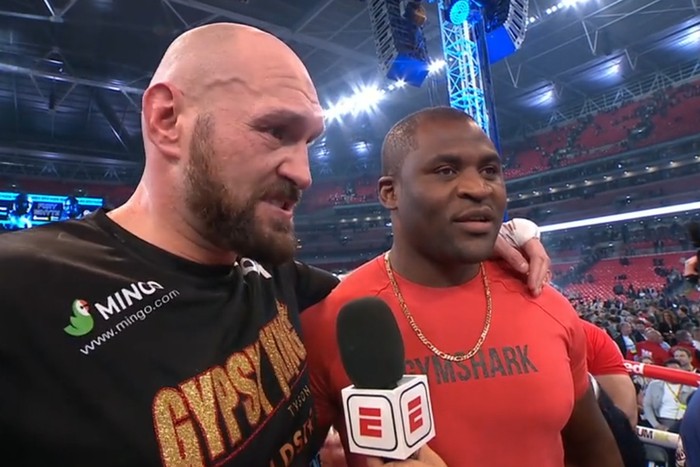 What can Tyson Fury expect from Francis Ngannou's bet?  - Photo 1.