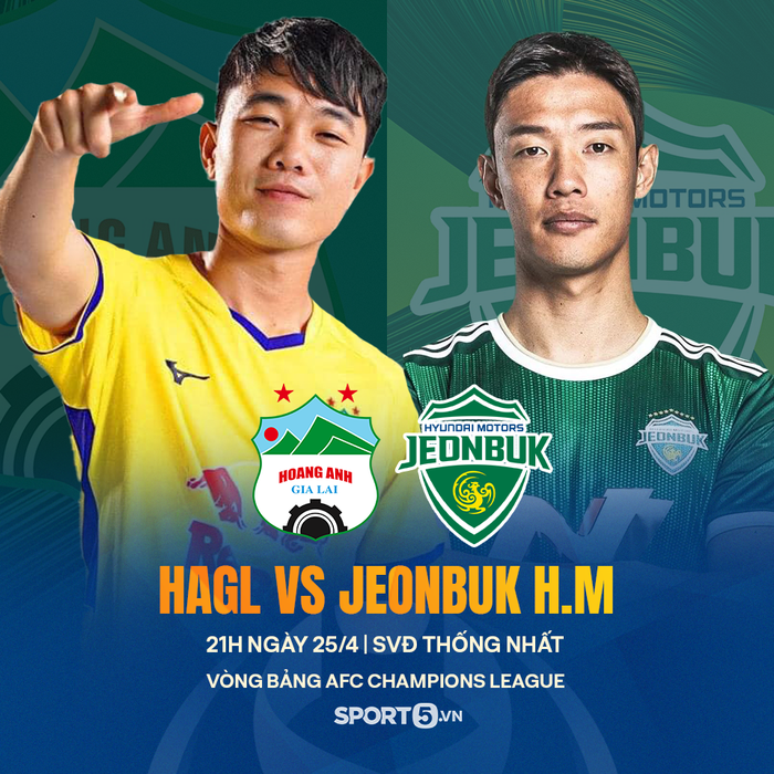 Trực tiếp HAGL vs Jeonbuk Hyundai Motors, 21h ngày 25/4: Chờ đợi bất ngờ  - Ảnh 3.