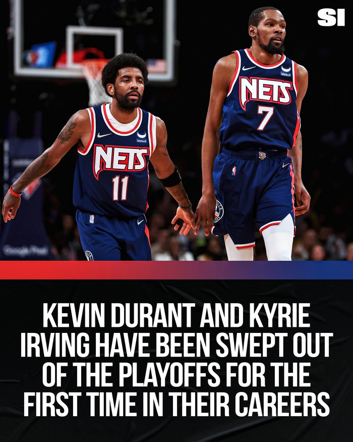 Brooklyn Nets trở thành &quot;trò hề&quot; trên MXH sau màn &quot;bị quét&quot; tại round 1 Playoff 2022 - Ảnh 3.