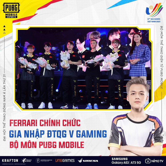 V Gaming chiêu mộ sao PUBG Mobile trước thềm SEA Games 31 - Ảnh 1.