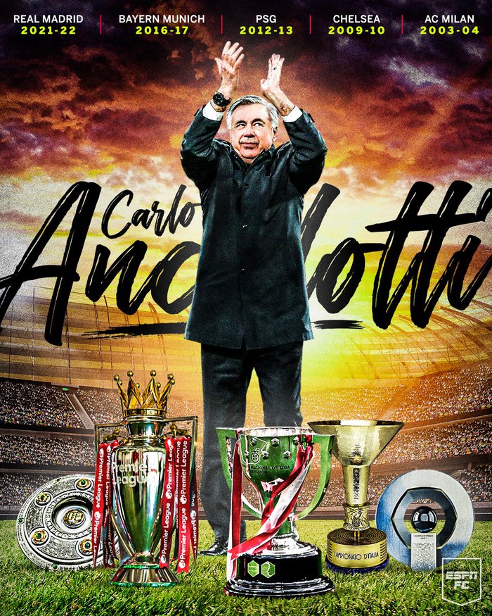 HLV Carlo Ancelotti lập kỳ tích &quot;vô tiền khoáng hậu&quot; - Ảnh 3.