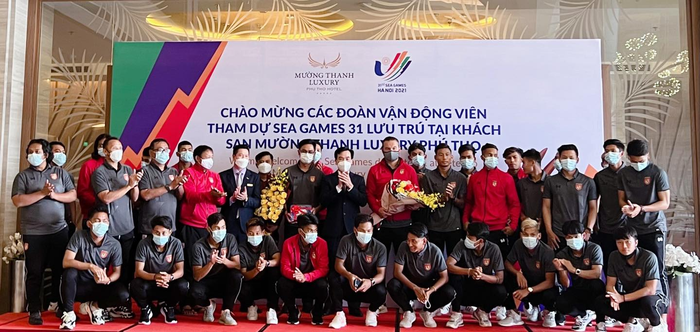 U23 Myanmar - vị khách đầu tiên đặt chân đến Việt Nam dự SEA Games 31 - Ảnh 1.