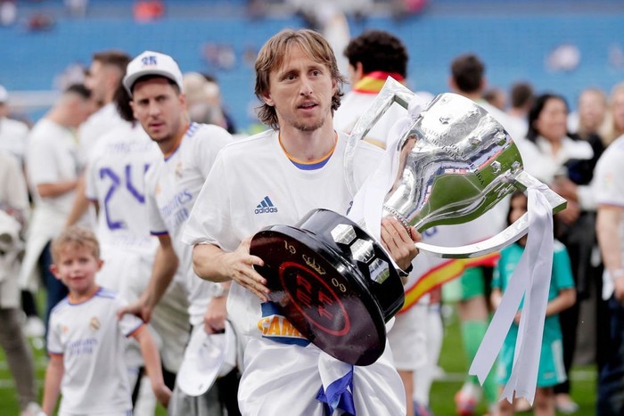 Màn ăn mừng hoành tráng của Real Madrid trong ngày đăng quang La Liga - Ảnh 5.