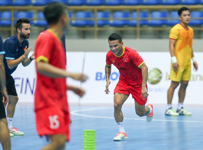 Futsal Việt Nam thoải mái trước ngày khai mạc bộ môn futasl tại SEA Games 31 - Ảnh 5.