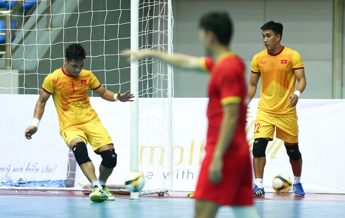 Futsal Việt Nam thoải mái trước ngày khai mạc bộ môn futasl tại SEA Games 31 - Ảnh 8.