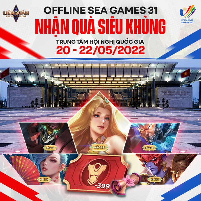Sướng như các fan Liên Quân Việt Nam: Vừa được lấy vé xem SEA Games miễn phí lại còn chắc chắn được nhận quà cực khủng - Ảnh 2.