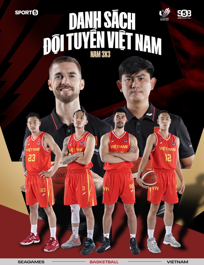 Danh sách đội tuyển bóng rổ nam Việt Nam tại SEA Games 31: Anh tài hội ngộ - Ảnh 1.