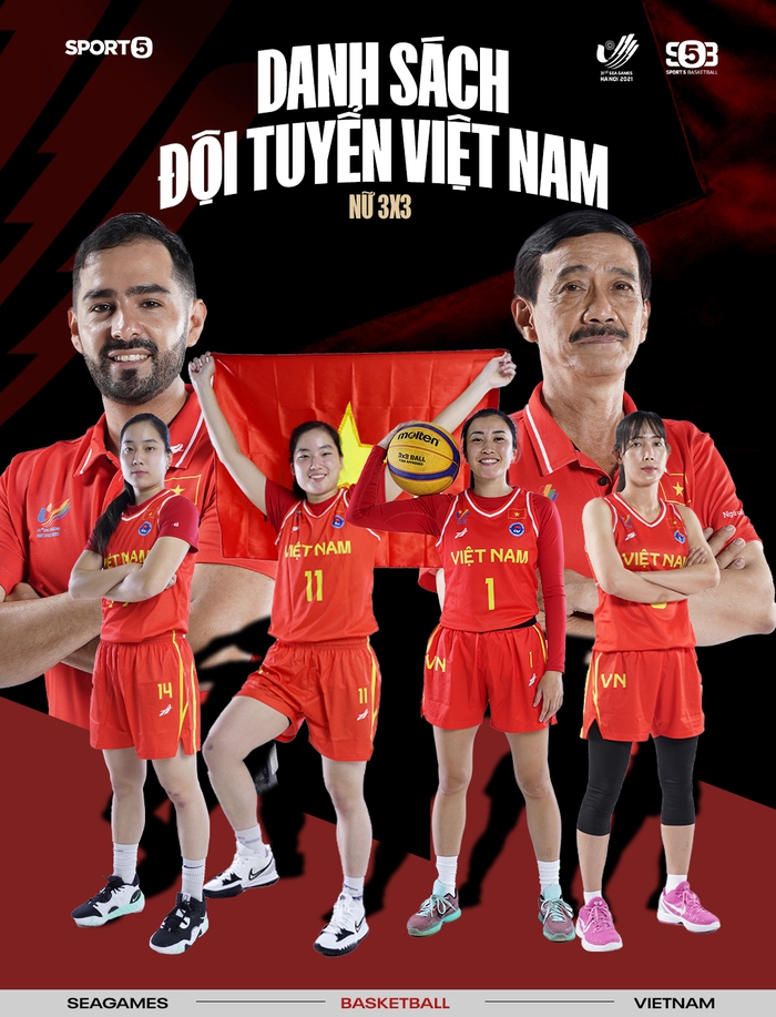 Danh sách đội tuyển bóng rổ nữ Việt Nam ở SEA Games 31: Niềm cảm hứng từ chị em sinh đôi nhà họ Trương - Ảnh 1.