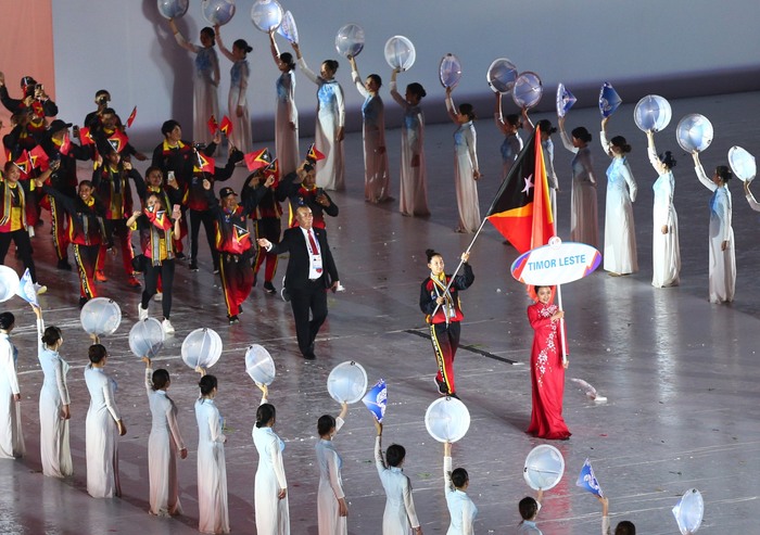 Khoảnh khắc ấn tượng ở lễ khai mạc SEA Games 31: Điệu múa sen động lòng người - Ảnh 19.