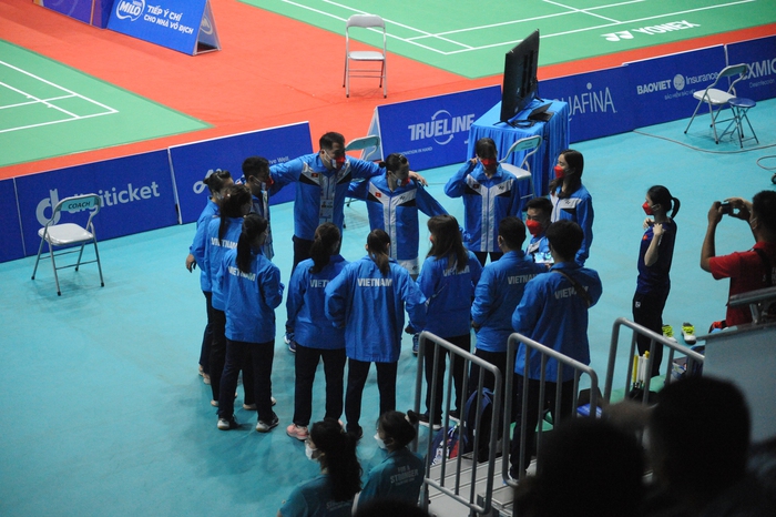 Đội tuyển cầu lông Việt Nam xuất sắc đánh bại Malaysia nội dung đồng đội nữ - Ảnh 1.