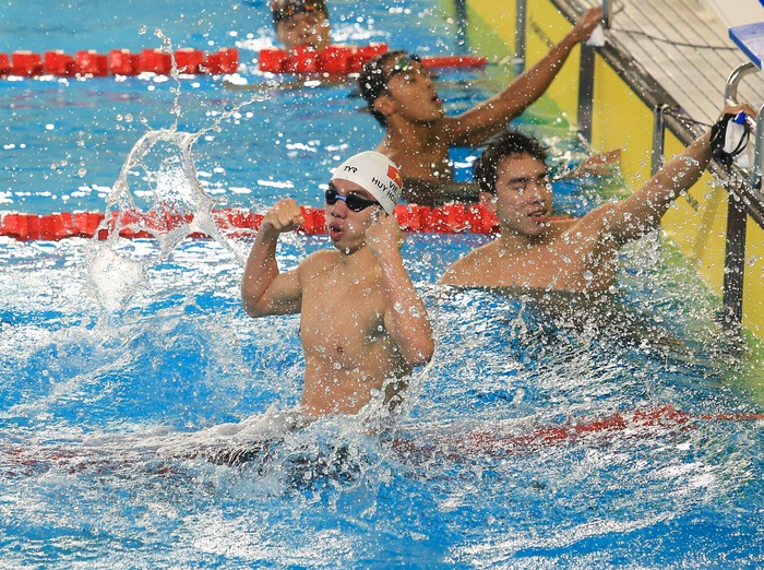 Huy Hoàng giành cú đúp huy chương vàng trong ngày thi đấu cuối cùng tại SEA Games 31 - Ảnh 2.